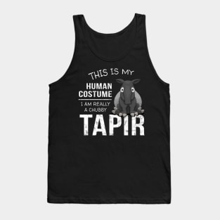 My Human Costume I Am Really A Malayan Tapir Tank Top